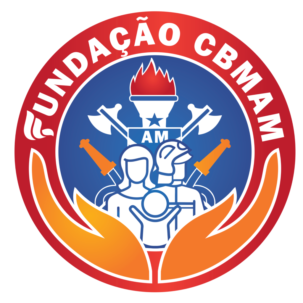 brasão da Fundação CBMAM que representa o amparo dado ao bombeiro e seus familiares